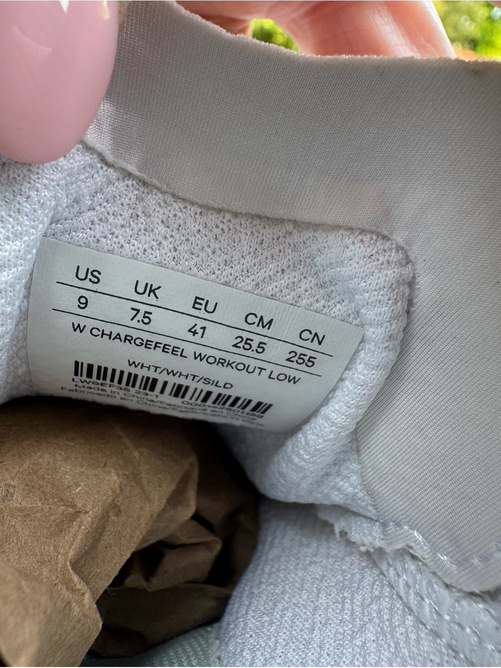 Lululemon Chargefeel Low White Training Shoes Women’s 9 - Picture 6 of 8
